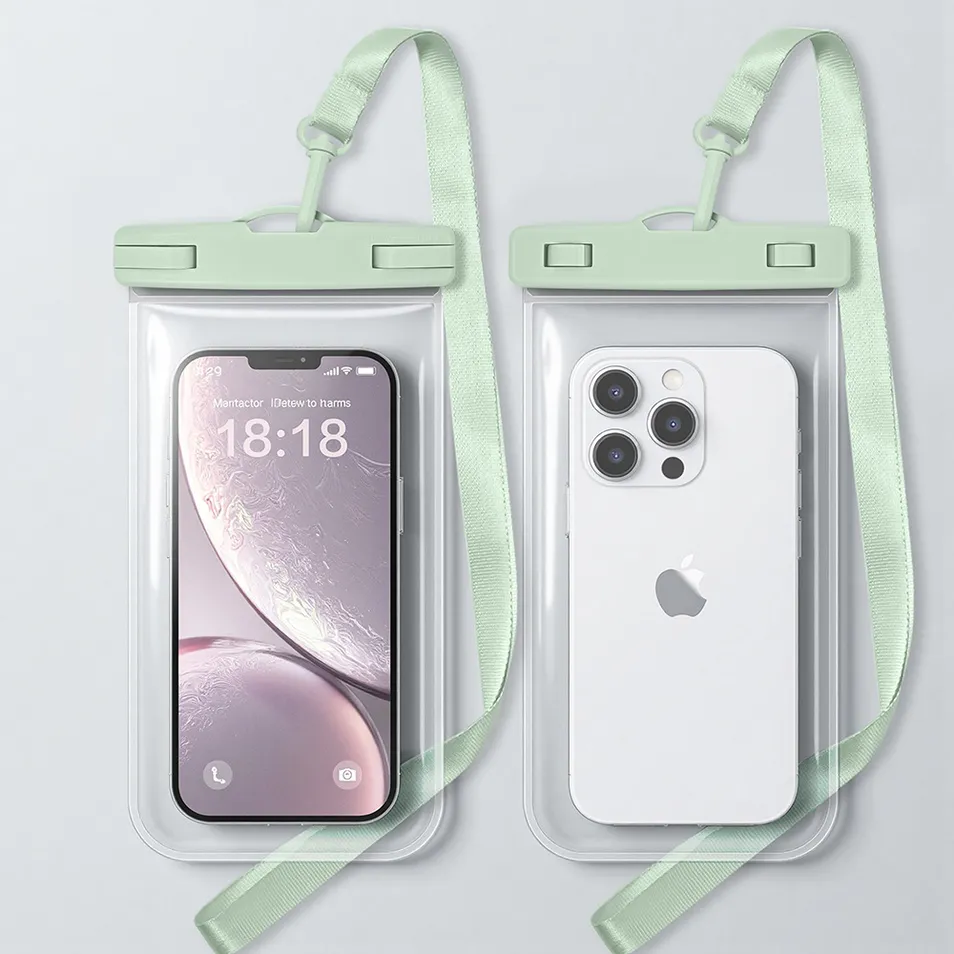 Custom PVC/TPU Waterproof Phone Pouch - Ipx8 Touch Screen Dry Bag for Diving &amp; Swimming, Factory Direct