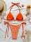 Women's Triangle Bikini Floral String Bikini Set Two Piece Swimsuit Bathing Suits Bathing Suit Surf Bikini / Sport Bikini
