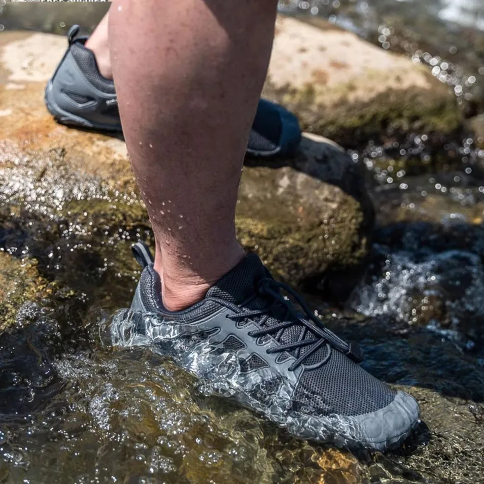 Barefoot Shoes Non Slip for Beach Swim River Pool Lake Surf Black Water Shoes Women Men Adult Quick-Dry Aqua Socks Barefoot