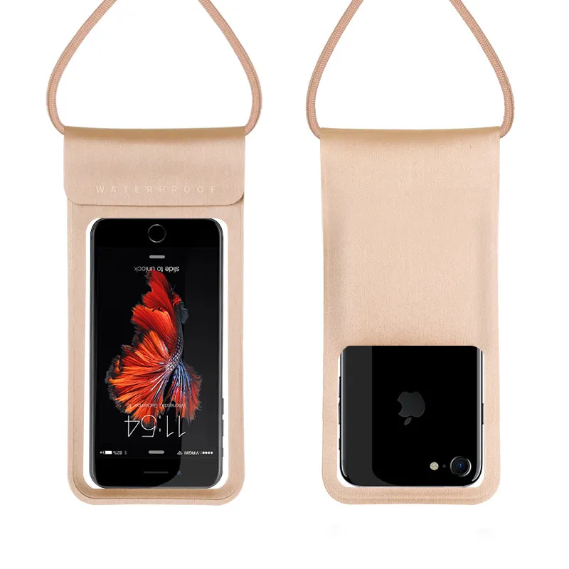 Waterproof Cell Phone Pouch - Underwater Dry Bag Case Lanyard -Water Proof Clear Holder Protector for Beach Swimming Waterproof Phone Bag