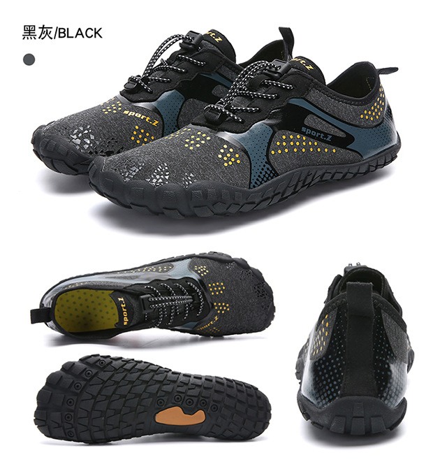 Men's Non-Slip Water Shoes - Quick-Dry Barefoot Hiking Shoes for Trekking &amp; Outdoor