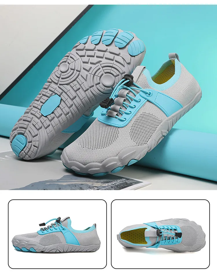 Water Shoes Men's Women's Fitness Shoes Barefoot Beach Swim Shoes Quick-Dry Aqua Socks Pool Shoes for Surf Yoga