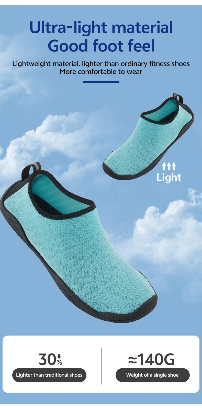 Women Water Shoes Lady Barefoot Shoes Adult Quick-Dry Aqua Shoes Men's Sneakers Sports Shoes Beach Shoes Non Slip for Beach Swim River Pool Lake Surf Black