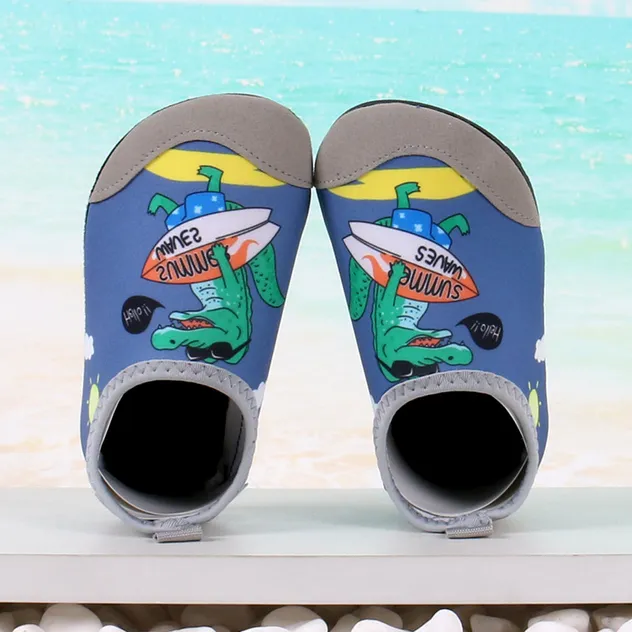 Quick-Dry Kids Water Shoes Slip-on Sneakers for Beach Parks