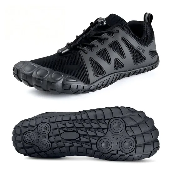 Barefoot Shoes Non Slip for Beach Swim River Pool Lake Surf Black Water Shoes Women Men Adult Quick-Dry Aqua Socks Barefoot