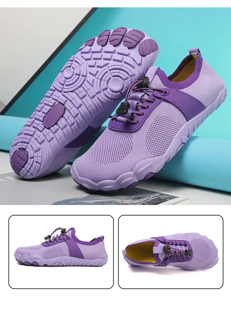 Water Shoes Men's Women's Fitness Shoes Barefoot Beach Swim Shoes Quick-Dry Aqua Socks Pool Shoes for Surf Yoga