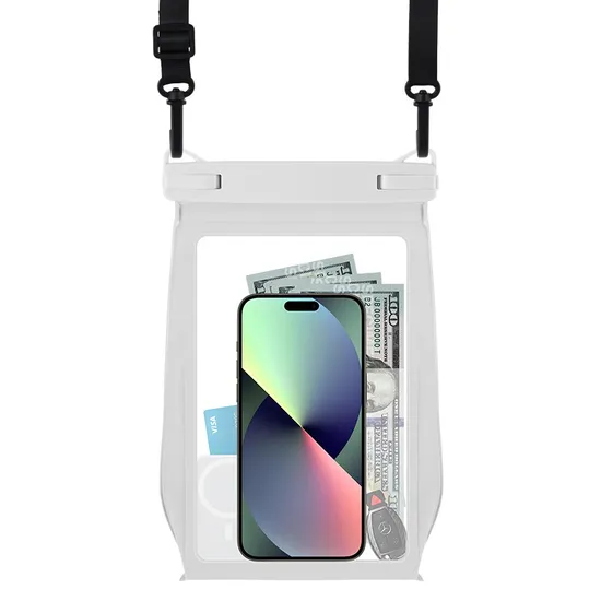 PVC Waterproof Smartphone Bag Ipx8 Touch Screen Responsive Swimming Diving Outdoor Hiking Camping Waterproof Phone Pouch