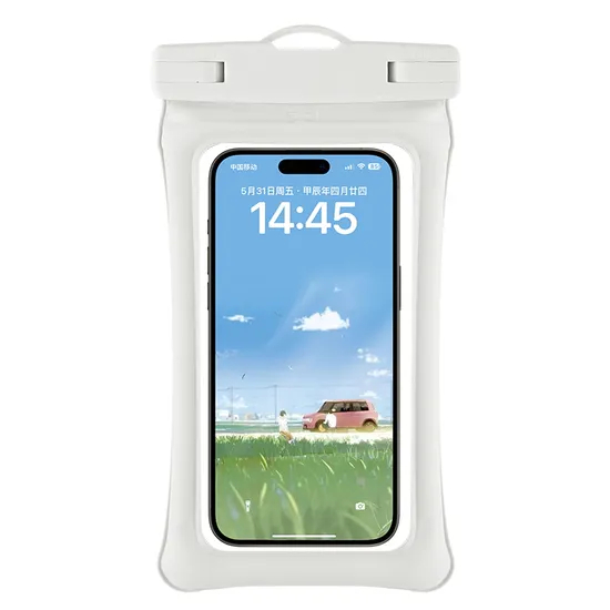 PVC Waterproof Mobile Pouch Ipx8 Touch Screen Sensitive Swimming Diving Outdoor Travel Customizable
