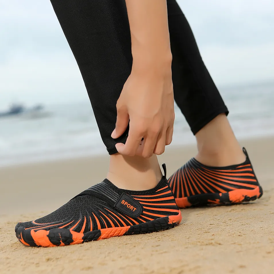 Mens Womens Athletic Hiking Water Shoes Quick Dry Barefoot Sports Shoes Aqua Shoes Swim Shoes Beach Shoes with Drainage Lady Shoes