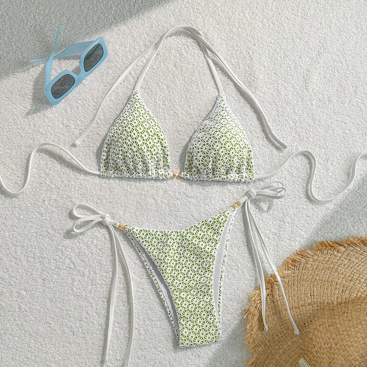 Lady Bikini Bathing Suit Women Two Piece Swimsuit Sexy Swimwear Halter String Triangle Bikini Sets
