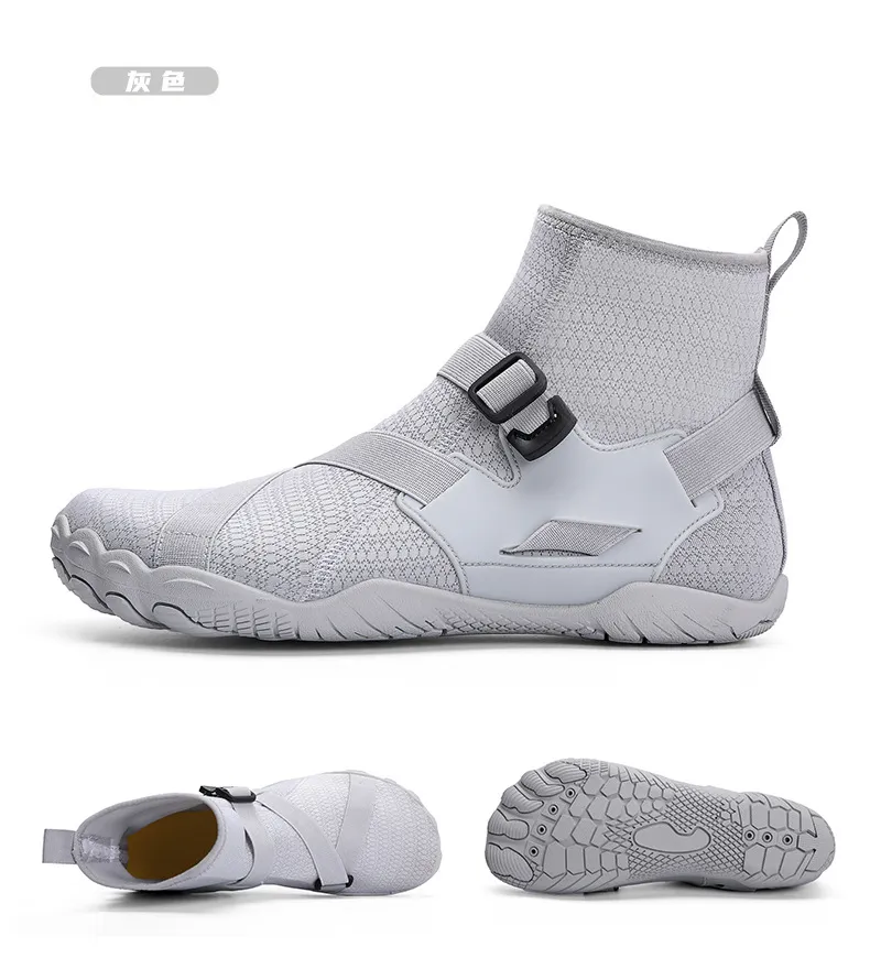 Men's Quick-Drain Quick-Dry Sneakers Amphibious Beach Shoes Breathable Mesh Upper Drainage Sole, Anti-Slip Grip, Fashion-Casual Look