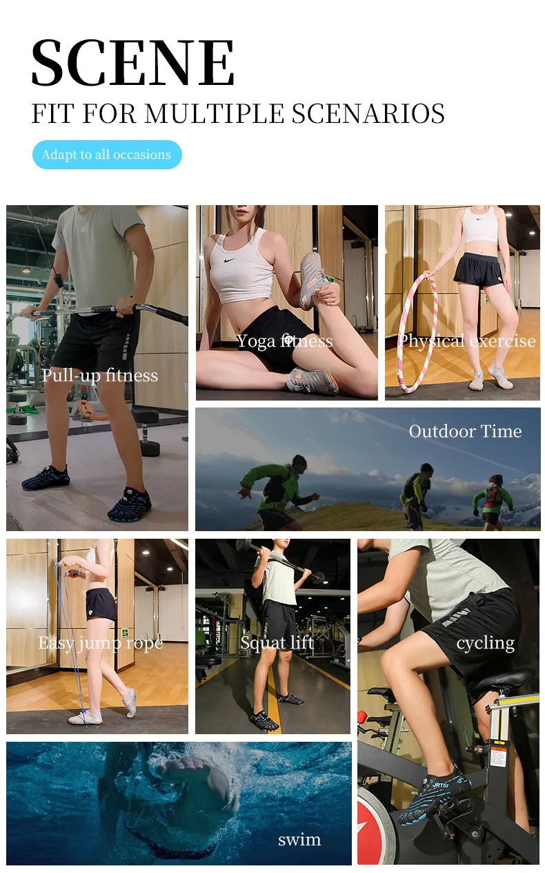 Barefoot Water Shoes Women Men Adult Hiking Swim Beach River Pool Hike Guarding Shoes Aqua Socks Protective Comfort Wide Toe Box