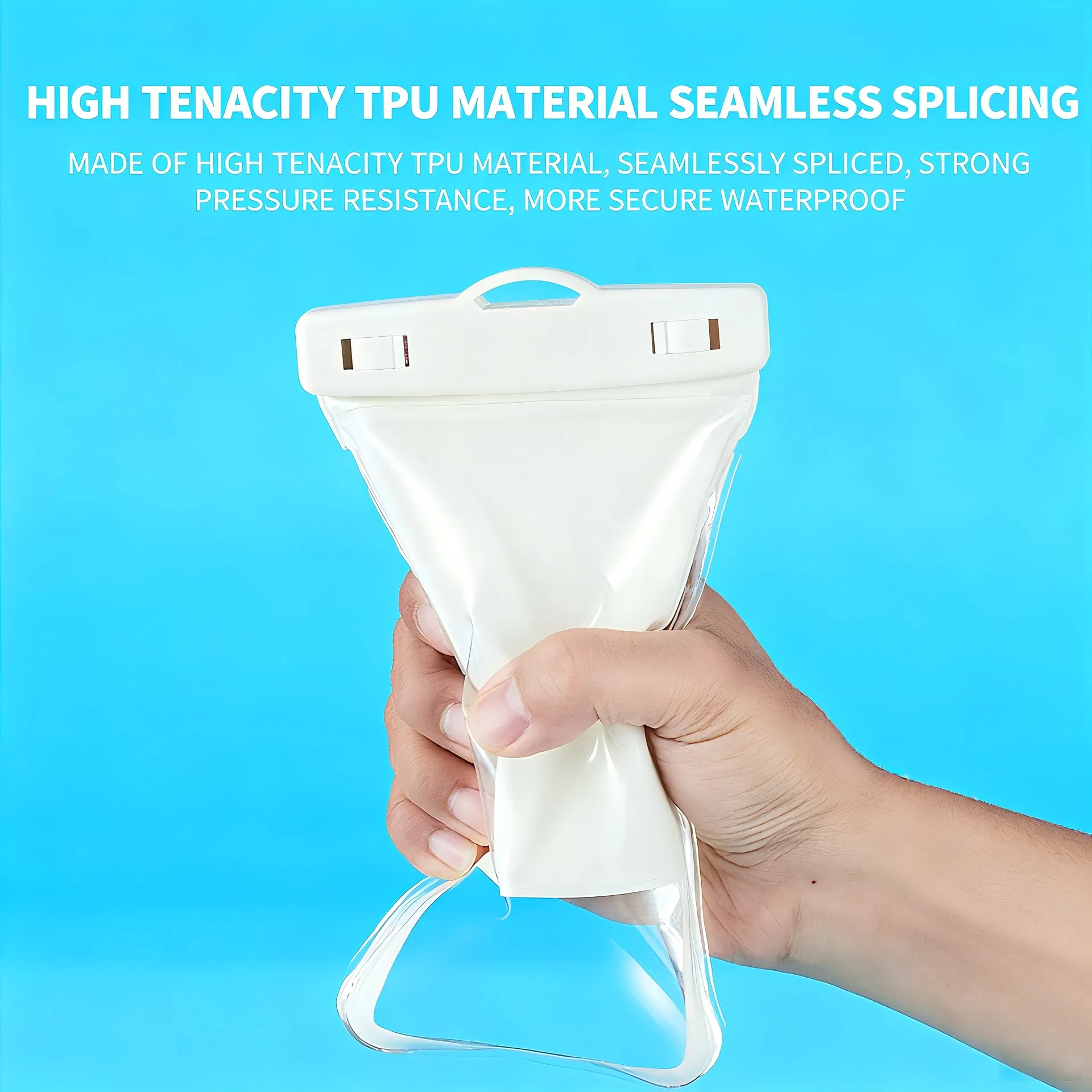 High-End TPU Transparent Film Floating Phone Waterproof Bag Ipx8 Touch Screen Function Swimming Diving Outdoor Sports