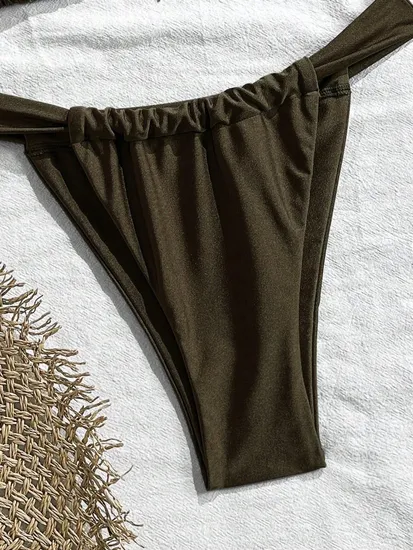 Women Two Piece Cheeky Bikini Set Sexy High Cut Bathing Two-Piece Swimsuit Bathing Suit Plus Size Bikini