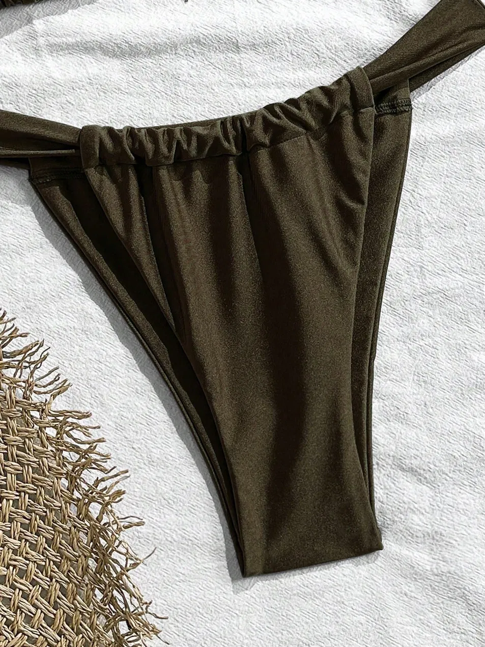Women Two Piece Cheeky Bikini Set Sexy High Cut Bathing Two-Piece Swimsuit Bathing Suit Plus Size Bikini