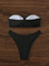 Two-Piece Bikini / Strapless Black Bikini Set / Sexy Swimwear / Pool Party