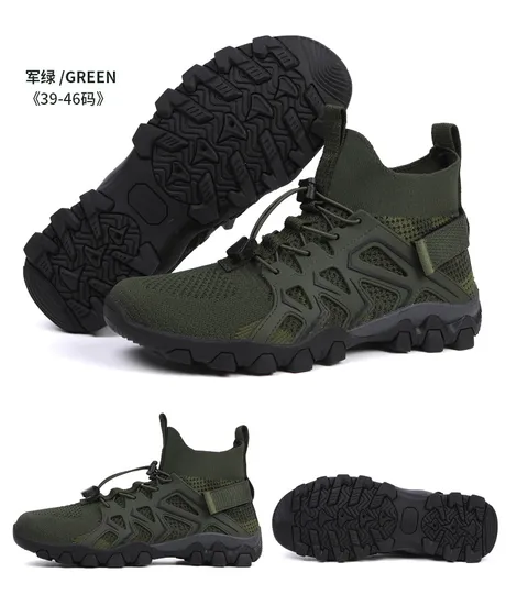 Online Shopping Wholesale Shoes Men Shoes Quick-Dry Drainage Sports Shoes Hiking Boots