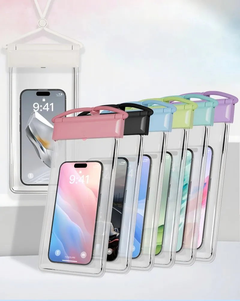 Universal Waterproof Phone Case with Touchscreen Compatibility and Neck Strap
