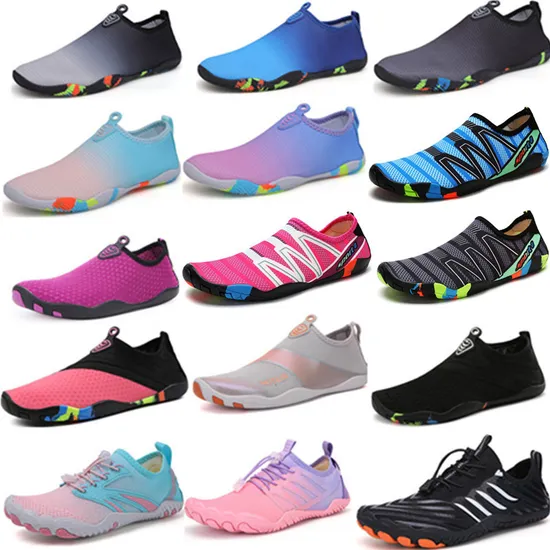 Rubber Sole Aqua Beach Barefoot Swimming Shoes Men Women