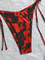 American Trends Women's String Two Piece Halter Top Triangle Bikini Set with Tie Side Bottom Sexy Swimsuit Bathing Suits