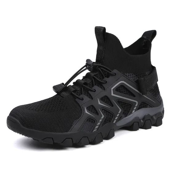 Customizable Men's Slip-on Aqua Shoes - Breathable Sneaker Style