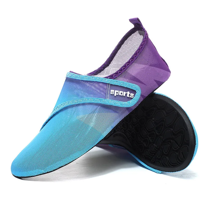 Adult Non-Slip Water Shoes Men's Rubber-Sole Sport Water Sneakers Women's Beach Shoes River-Tracing / Drainage Shoes