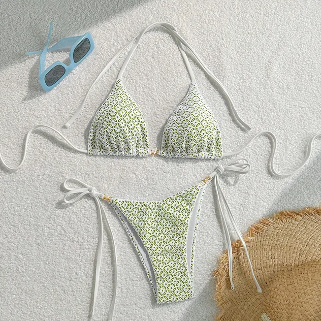 Lady Bikini Bathing Suit Women Two Piece Swimsuit Sexy Swimwear Halter String Triangle Bikini Sets