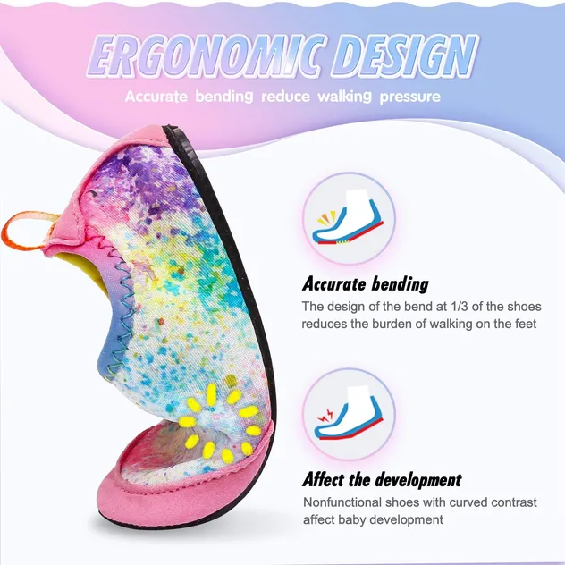 Quick-Dry Kids Water Shoes Slip-on Sneakers for Beach Parks