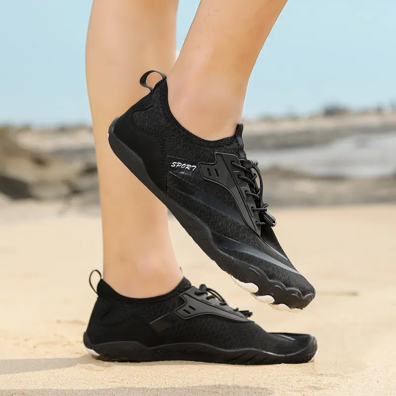 Quick-Dry Adult Water Shoes for Beach Walks and Snorkeling Adventures Quick-Dry Adult Water Shoes Durable Anti-Slip Adult Shoes Mesh-Lined Adult Beach Shoes