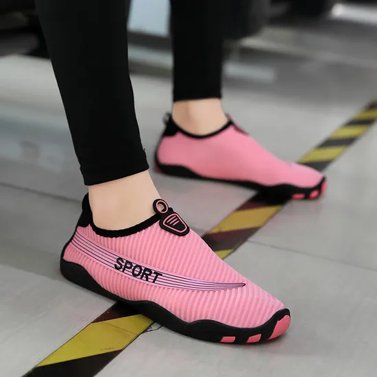Anti-Slip Leather Sports Shoes Men's Slip-on Sneakers Kids Shoes