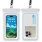 Waterproof Phone Pouch - Floating Waterproof Phone Case W/Crossbody Lanyard - Beach Cruise Ship Travel Essentials - Compatible W/All Devices Touchscreen Friendl