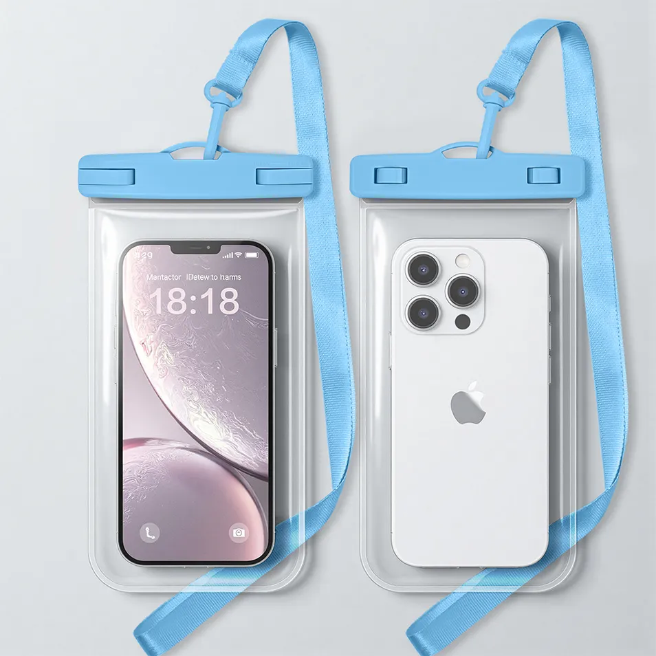 Factory Direct Ipx8 Waterproof Phone Bag - Custom PVC/TPU Touch Screen Pouch for Swimming &amp; Diving