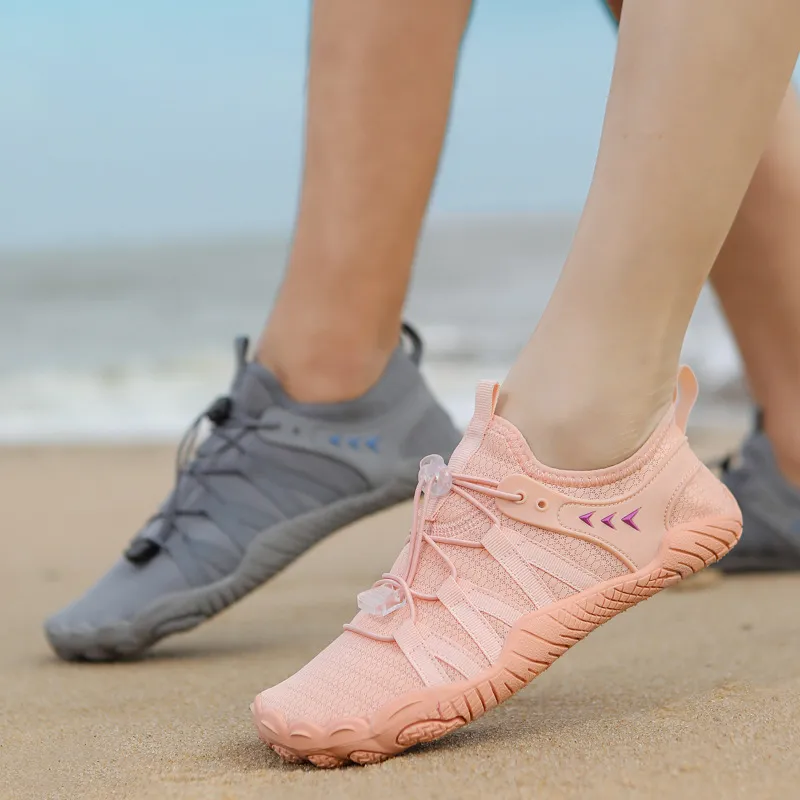 Water Shoes for Women and Men with Reinforced Toe Cap Barefoot Shoes Multi-Purpose Aqua Socks Beach Shoes