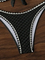 Two-Piece Bikini / Strapless Black Bikini Set / Sexy Swimwear / Pool Party