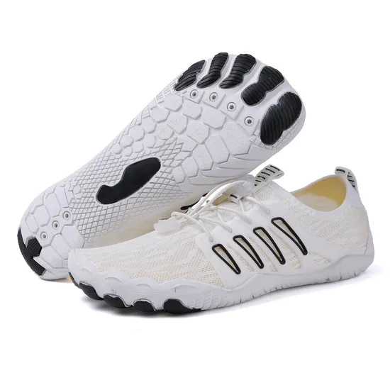 Water Shoes Women Adult Quick-Dry Aqua Socks Barefoot Non Slip for Beach Swim River Pool Lake Surf Black Sports Shoes