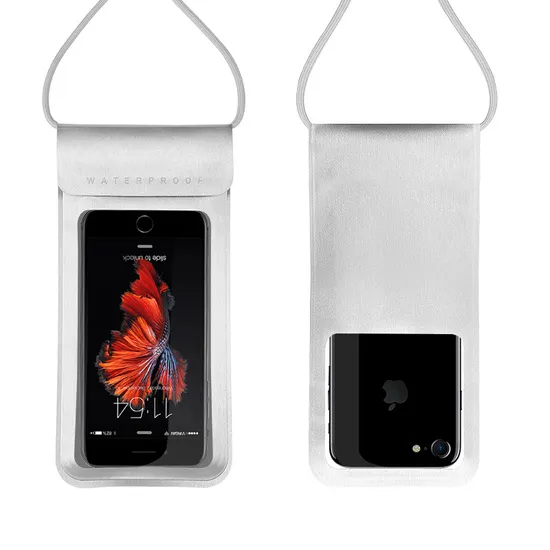 Waterproof Cell Phone Pouch - Underwater Dry Bag Case Lanyard -Water Proof Clear Holder Protector for Beach Swimming Waterproof Phone Bag
