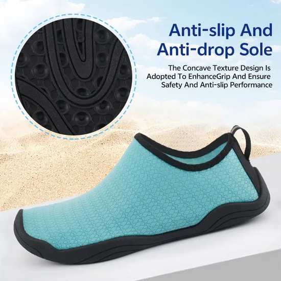 Women Water Shoes Lady Barefoot Shoes Adult Quick-Dry Aqua Shoes Men's Sneakers Sports Shoes Beach Shoes Non Slip for Beach Swim River Pool Lake Surf Black