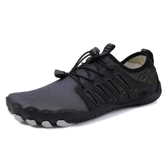 Water Shoes Women Adult Quick-Dry Aqua Socks Barefoot Non Slip for Beach Swim River Pool Lake Surf Black Sports Shoes