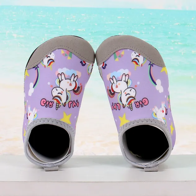 Quick-Dry Kids Water Shoes Slip-on Sneakers for Beach Parks