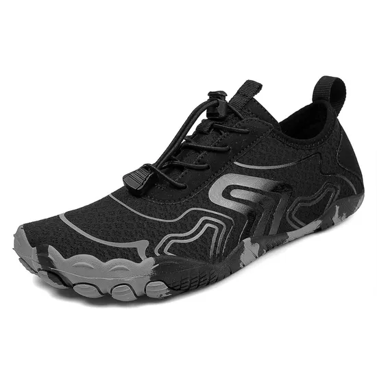 Durable Cemented Sole Lightweight Running Shoes with Custom Logo