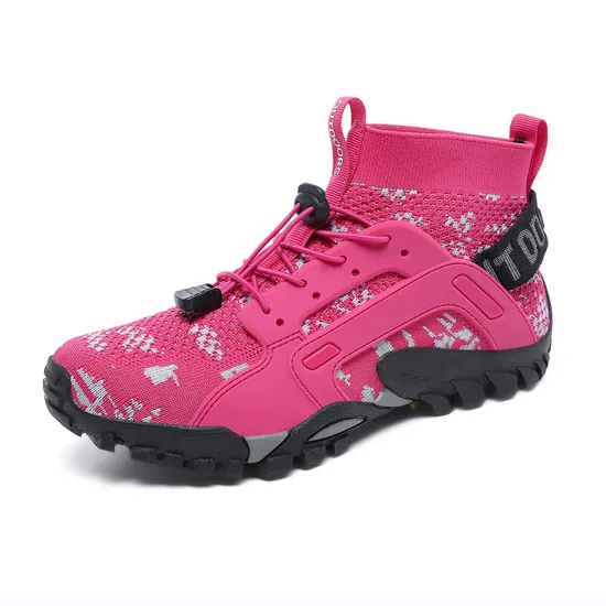 Men's Hiking Water Shoes Quick-Dry Breathable Trail Shoes Non-Slip Outdoor Trekking Footwear Women's Casual Sneakers, Lightweight Slip-on Leisure Shoes