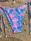 Women Two Piece Bikini Swimsuit Color Block Bathing Suits Halter Triangle String Bikini Sets Surf Bikini / Sport Bikini