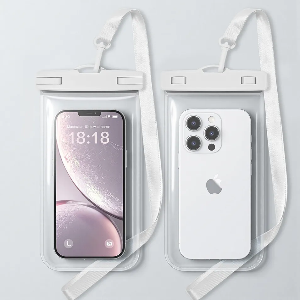 Factory Direct Ipx8 Waterproof Phone Bag - Custom PVC/TPU Touch Screen Pouch for Swimming &amp; Diving