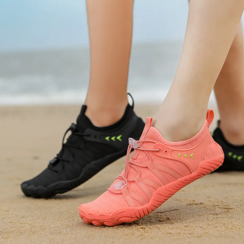 Water Shoes for Women and Men with Reinforced Toe Cap Barefoot Shoes Multi-Purpose Aqua Socks Beach Shoes