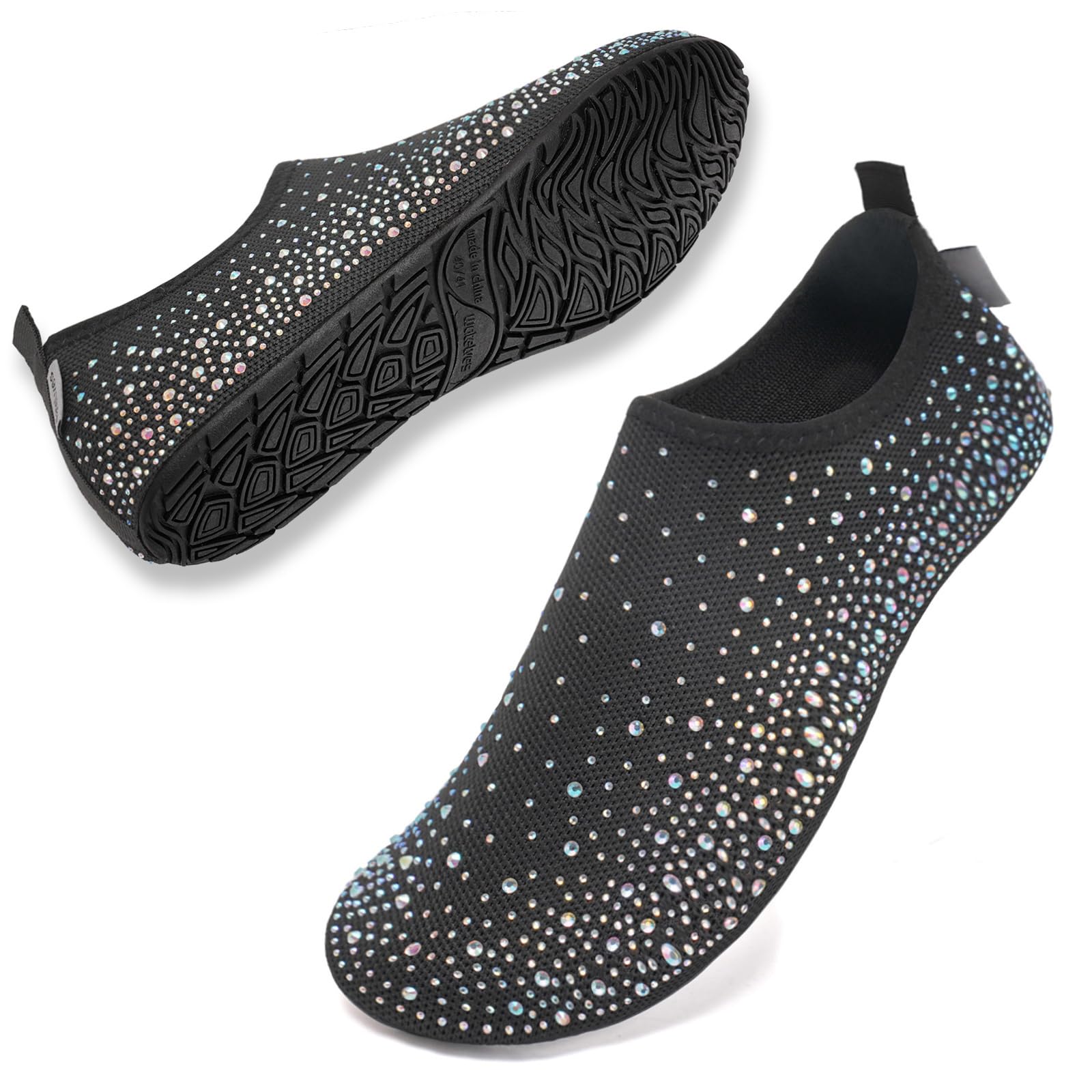 Hot Selling Women's Fashion Rhinestone Water Shoes