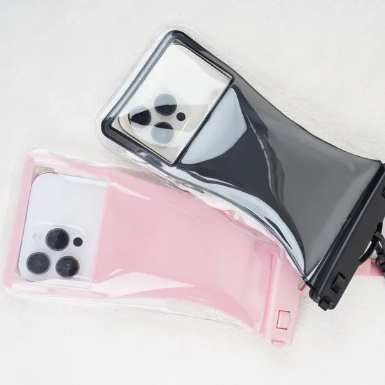 High-End TPU Transparent Film Floating Phone Waterproof Bag Ipx8 Touch Screen Function Swimming Diving Outdoor Sports