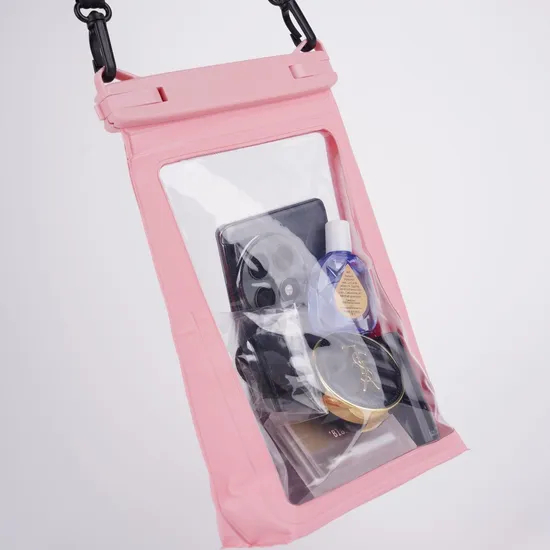 PVC Waterproof Smartphone Bag Ipx8 Touch Screen Responsive Swimming Diving Outdoor Hiking Camping Waterproof Phone Pouch
