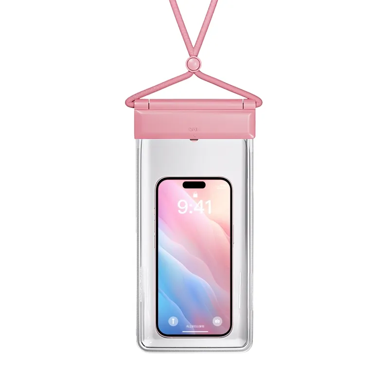 Outdoor Swimming Waterproof Phone Bag Ipx8 Rated Clear TPU Pouch, Universal Underwater Case for Beach Pool Kayaking