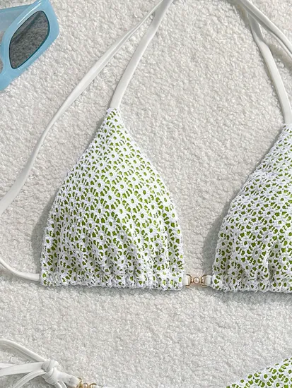 Lady Bikini Bathing Suit Women Two Piece Swimsuit Sexy Swimwear Halter String Triangle Bikini Sets