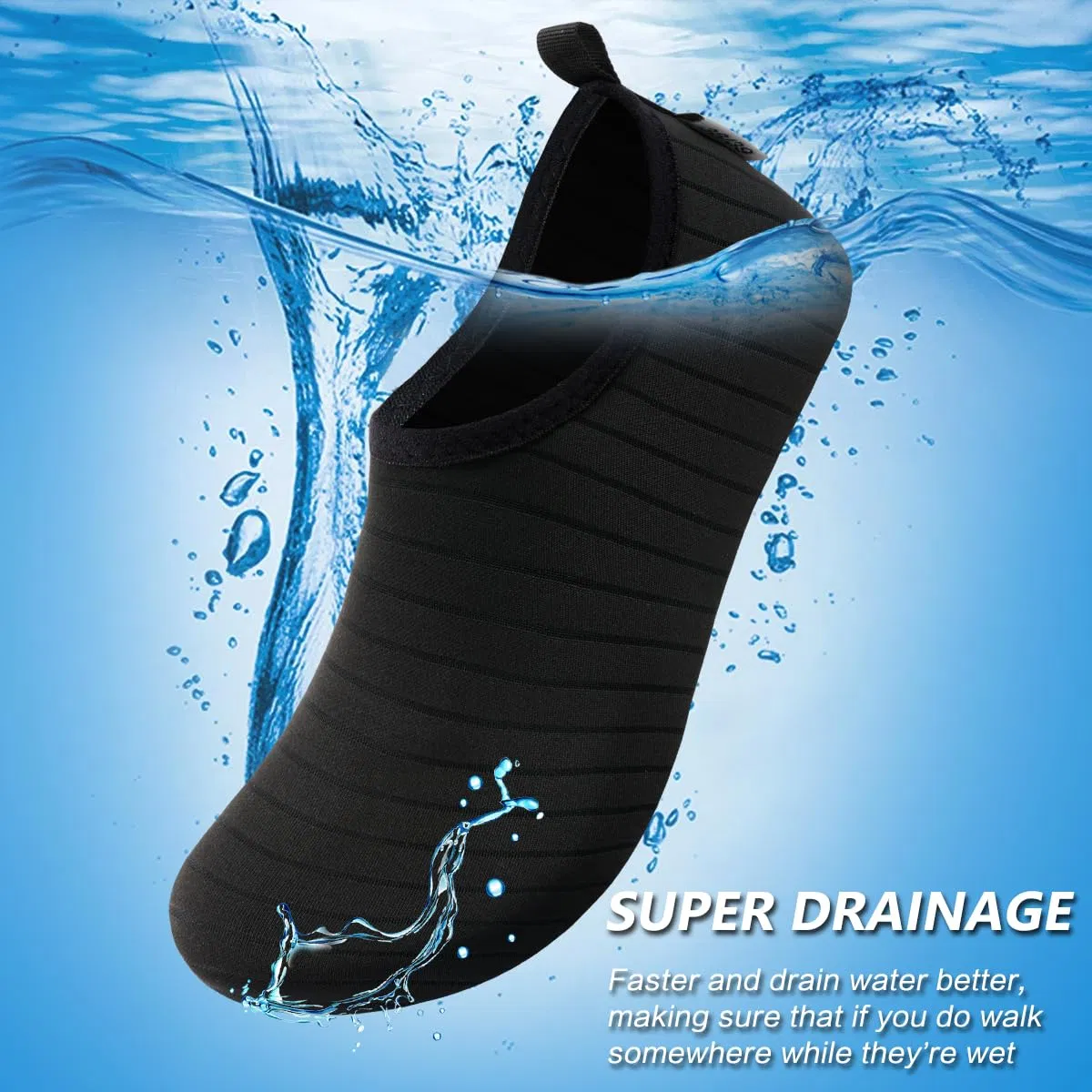 Water Shoes for Women Men Quick-Dry Aqua Socks Swim Beach Barefoot Yoga Exercise Wear Sport Accessories Pool Camping Must Haves Barefoot Shoes